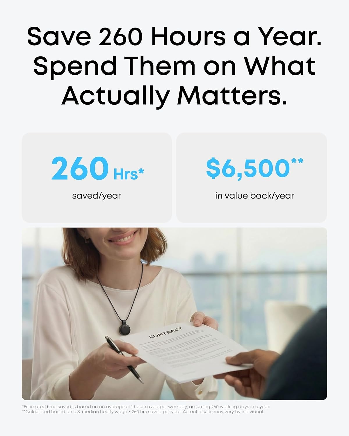 image:imagesoundcore Work by Anker CoinSized AI Voice Recorder 64GB MFi Certified 150 Languages Wearable USBC Charging 32H Recording Find My AI Transcribe and SummarizeBlack