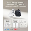 soundcore Work by Anker, Coin-Sized AI Voice Recorder, 64GB, MFi Certified | 150+ Languages, Wearable, USB-C Charging, 32H Recording, Find My, AI Transcribe and Summarize(White)